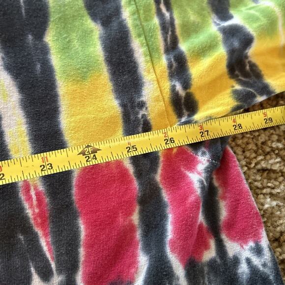 Vintage Alstyle Shirt Adult Large Tie Dye Ringer Y2K 3XL Mens EUC Skater - Picture 11 of 11